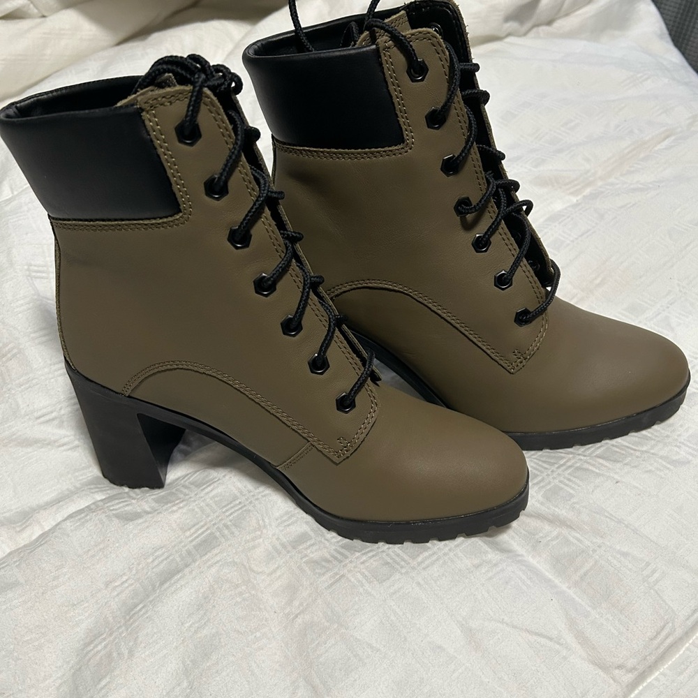 Timberland Women's Allington 6" Lace-Up Boots in Olive  Green